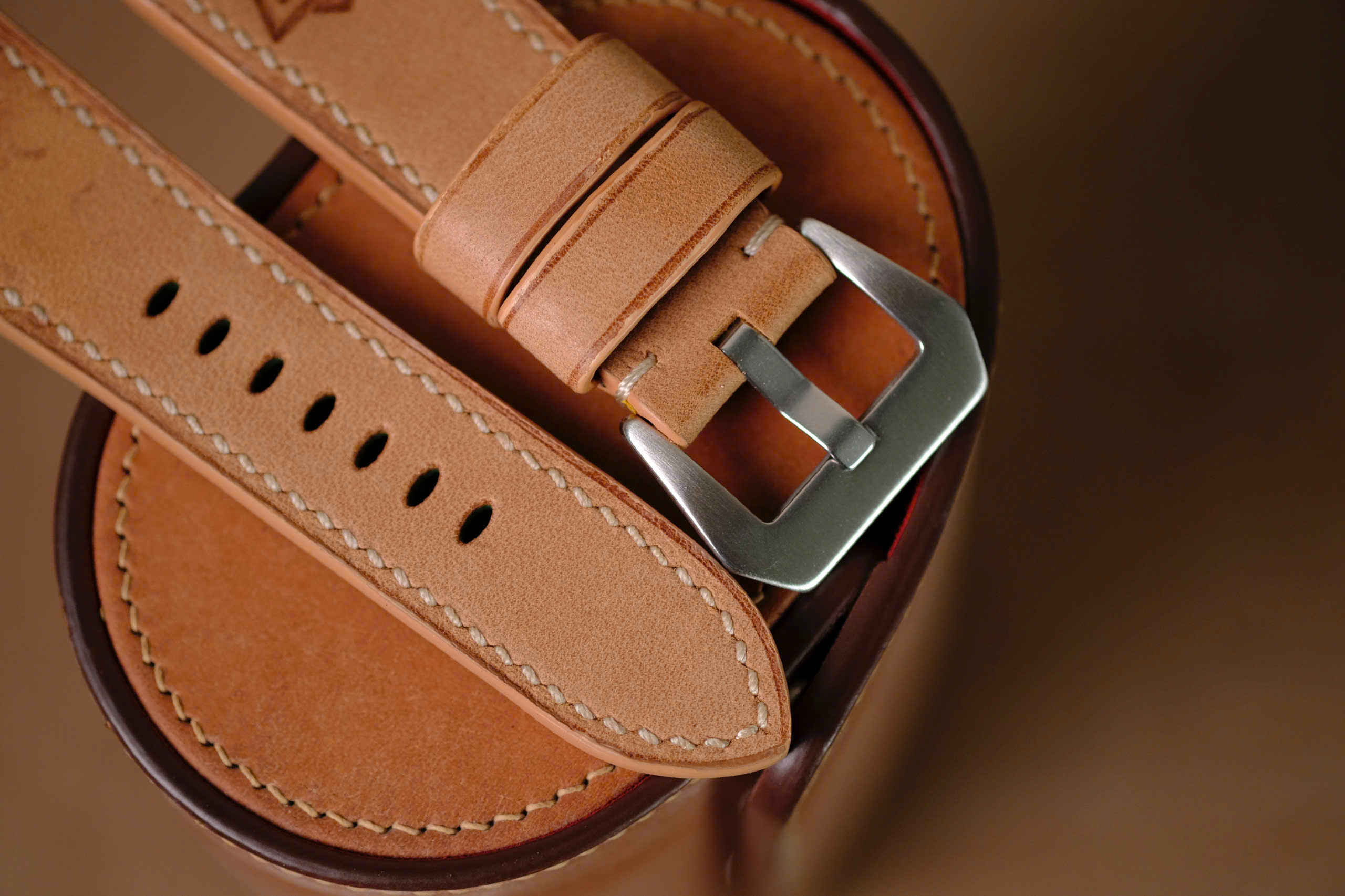 Handmade TAN Pueblo strap for Panerai - Image 4