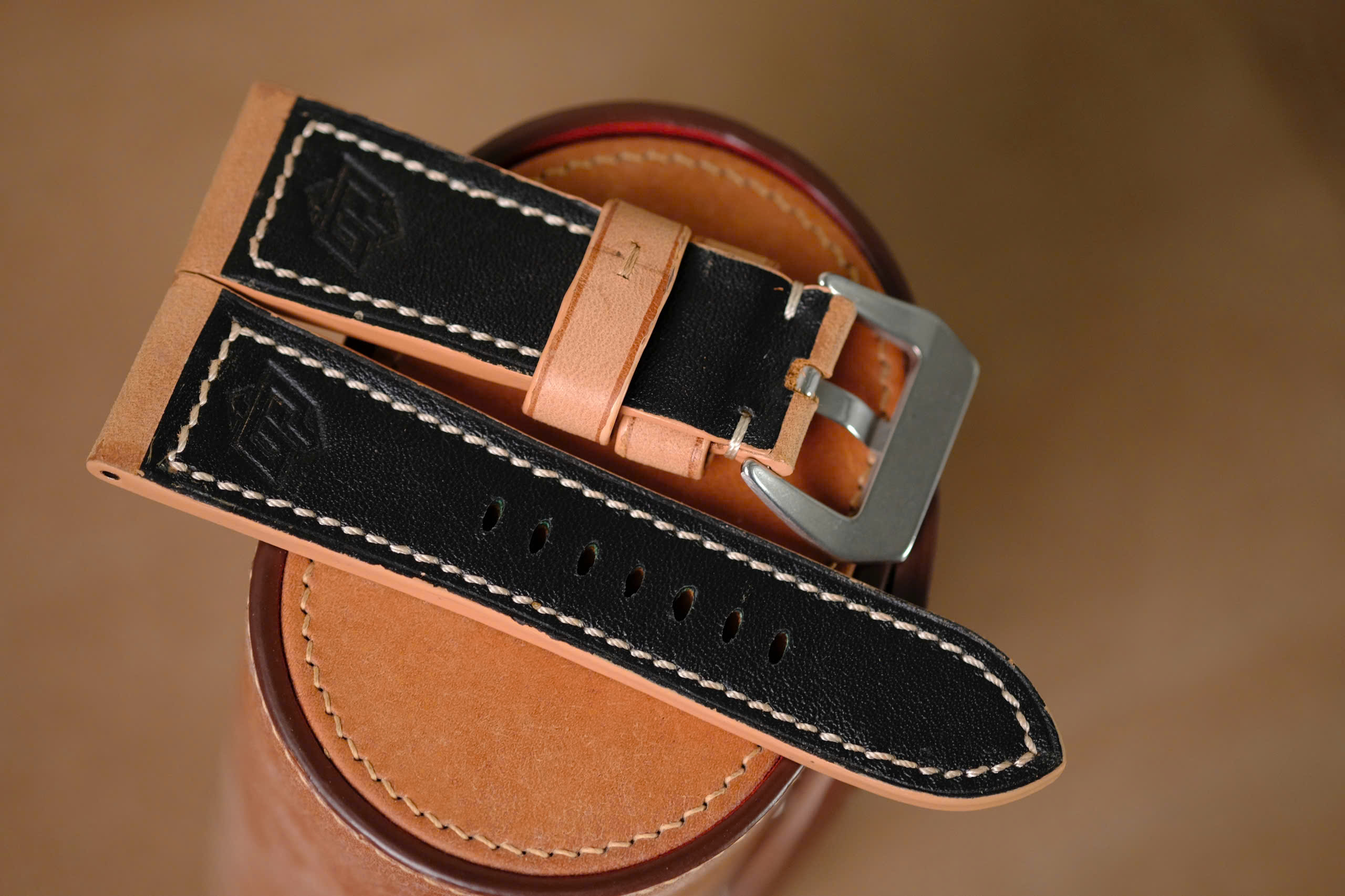 Handmade TAN Pueblo strap for Panerai - Image 5
