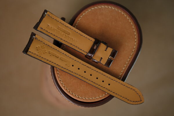Handmade red bordeaux strap for Patek Philippe - Image 6