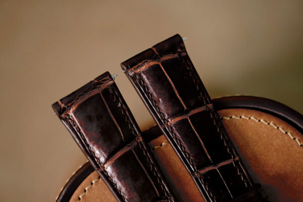 Handmade dark brown strap for Vacheron Constantin - Image 3