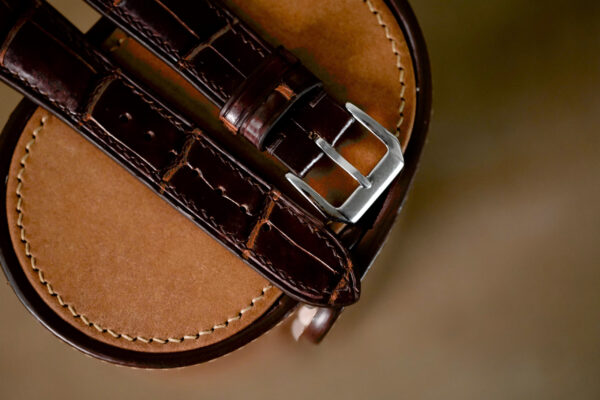 Handmade dark brown strap for Vacheron Constantin - Image 4