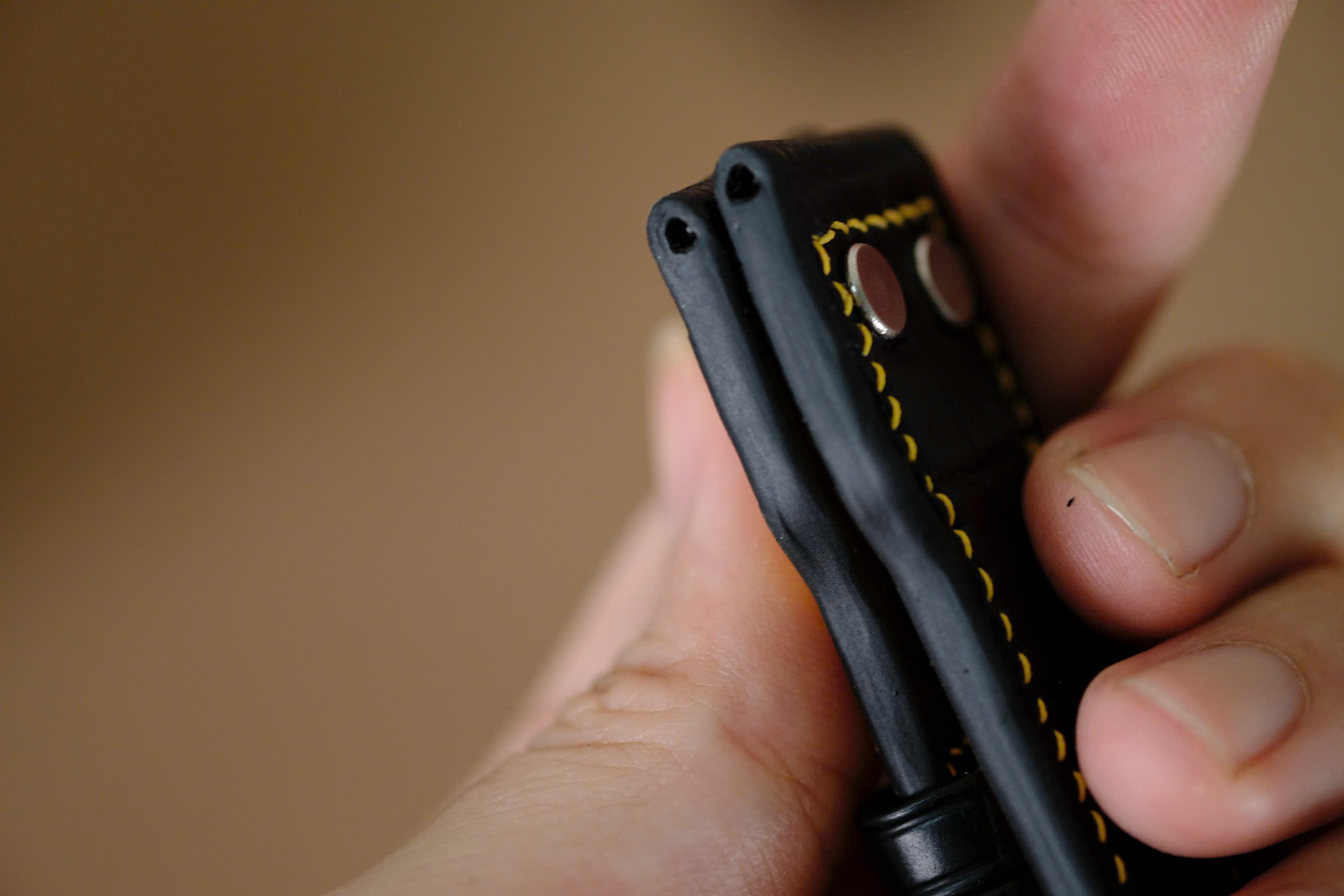 Handmade black strap for IWC - Image 5