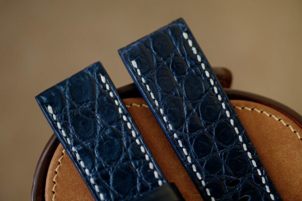 Handmade navy blue strap for PAM Panerai - Image 3