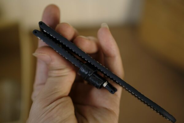 Handmade navy blue strap for PAM Panerai - Image 7