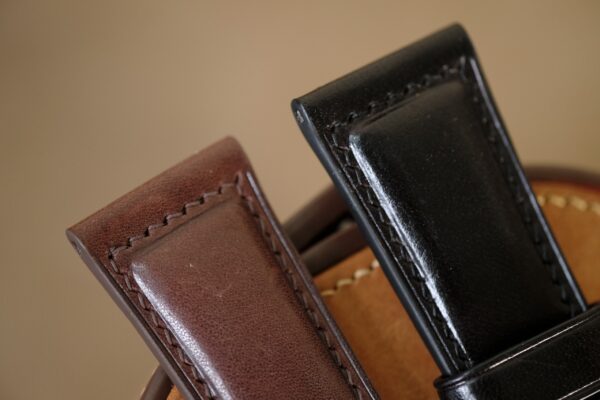 Handmade black brown strap for PAM Panerai - Image 3
