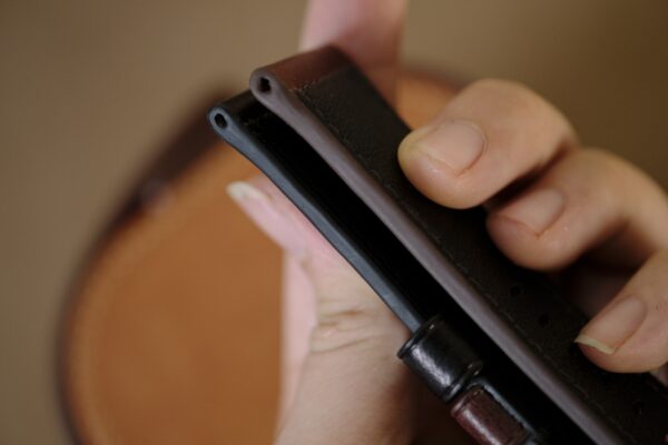 Handmade black brown strap for PAM Panerai - Image 5